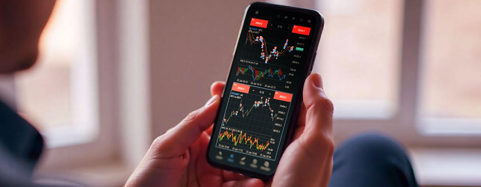 Swing trading strategy diagram with entry and exit points for forex trades 